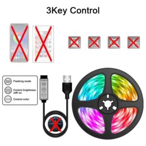 Magic LED Strip RGBIC 5050 WS2812b Bluetooth App Control Chasing Effect Lights Flexible Tape Diode Ribbon TV BackLight Room Deco