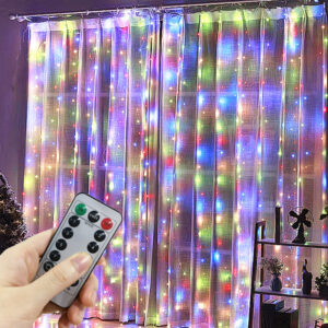 3/6M 8 Mode USB LED Curtain Garland String Lights Fairy Light Remote Control Christmas Wedding Party Decorations Holiday Deocr