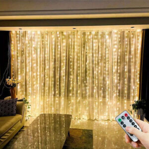 3/6M 8 Mode USB LED Curtain Garland String Lights Fairy Light Remote Control Christmas Wedding Party Decorations Holiday Deocr