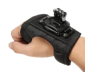 360 Degrees Wrist Band Arm Strap Belt Tripod Mount for GoPro Hero 8/7/6/5/4/3+/2 Camera Fist Adapter Band for Go Pro Accessories