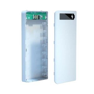 18650 Battery Holder DIY Shell Dual USB Type C Charge Powerbank Case for iPhone Xiaomi 18650 Battery Power Bank Case Storage Box
