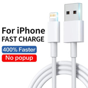 PD 30W USB A Cable For Apple iPhone 14 13 11 12 Pro Max XS XR X 7 8 Plus Fast Charging 2M USB C Data Cables Charger Accessories