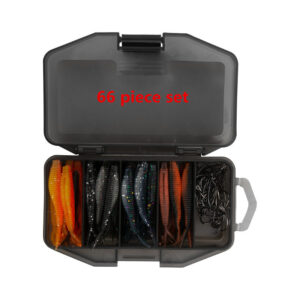 110 piece set of sea fishing bait, mixed bait, fishing crank hook, lead head hook, silicone bait throwing outdoor fishing tools
