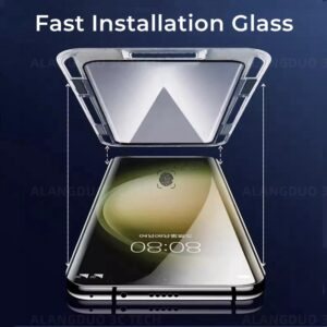 Tempered Glass for Samsung galaxy S23 Ultra S24 S22ultra Fingerprint Unlock Easy Installation Screen Protector S23ultra Glass