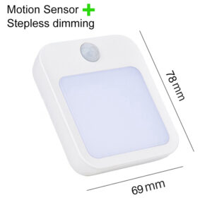 LED Dimmable Night Lamp Motion Sensor EU/US Plug Lamps Kids Bedside Sensor Lamp Bedroom Corridor Lighting Wireless Night Lights