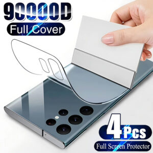 4Pcs Back Film Hydrogel Film Screen Protector For Samsung Galaxy S21 S23 S20 S22 S24 Ultra Plus S23 FE Note 8 9 10 20 Ultra Plus