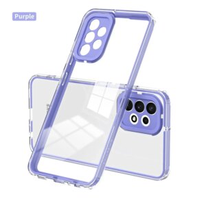 Luxury 360┬░ Shockproof 3-in-1 HD Transparent Case for Samsung Galaxy A55 A35 A25 A15 A05SE A73 A72 A54 A53 A52 A34 A33 A24 4G 5G