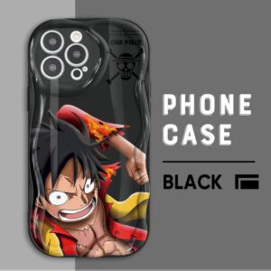 One Pieces Luffys Phone Case for iPhone 14 Plus 12 Pro XR 11 Pro 15ProMax XS Max SE 13 Mini 8 7 Soft Cover Square Liquid