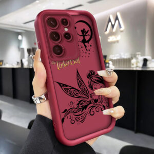 Tinker Bell For Samsung S20 S21 S22 S23 S24 FE Plus Ultra 5G Note 20 Ultra Eyes Ladder Phone Case