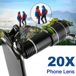20X Zoom HD Universal Smartphone Optical Camera Telephoto Clip Telescope Lens