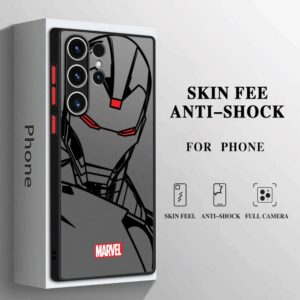 Marvel Spiderman Ironman Case for Samsung Galaxy S24 S22 Ultra Note 20Ultra S23 S20 FE S21 Note 20 10 Plus S9 S10Plus Soft Cover