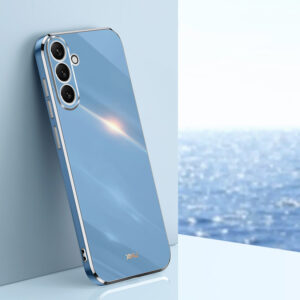 Plating Square Silicone Case for Samsung Galaxy A55 A35 5G A54 A34 A15 A25 A14 A24 A53 A33 A52 A32 A13 Luxury Shockproof Cover