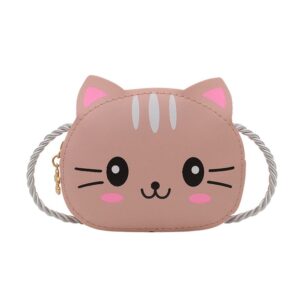 Cute Shoulder Pouch Coin Purse Wallet Princess Crossbody Bag Kids Baby Bag Single Shoulder Bag Children Bag PU Leather Handbag