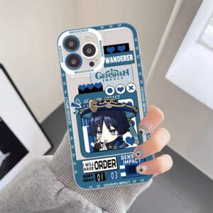 Anime Genshin Impact Phone Case For Redmi 7 8 9 A For Redmi Note 5 7 8 9 10 11 Pro Max 4G 5G Funfas