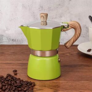Italian Octagon Aluminum Coffee Pot Single Valve Moka Pot Extractive Coffee Appliance Household Portable Coffee Set