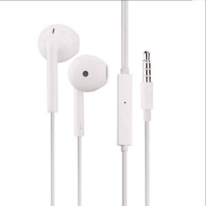Wired in-ear earplugs wire-controlled headphones with wheat for OPPO Huawei vivo millet Apple bass Universal