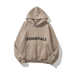 FEAR OF GOD double thread Essentials trendy LOGO on chest pressure glue hooded thin men’s and women’s sweater