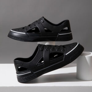 2023 New wnc native Hole Shoes Casual Couple Beach Sandals Toe Wading Breathable White Shoes