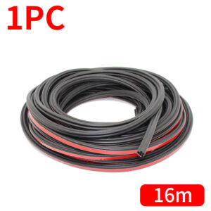 SEAMETAL Car Door Weatherstrip Rubber Seal Strip 2-Layer Waterproof Noise Insulation Protector Strip Sealing for Door Hood Trunk