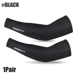 1Pair UV Sun Protection Arm Sleeves UPF 50 for Men Women, Cooling Compression Arm Sleeves for Cycling, Basketball, Golf