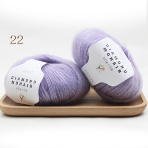 Mohair Yarn Crochet Women Scarf Shawl Wool Thread Handmade DIY 0.9mm X 260