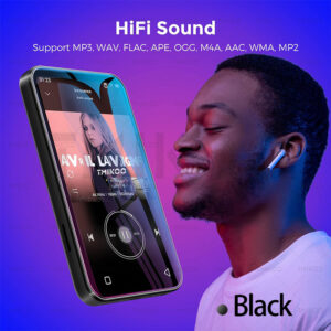 2024 WiFi Mp3 Player with Bluetooth,4.0″ Touch Screen Mp4 Player,HiFi Sound Digital Music Player with FM Radio,Recorder,Browser
