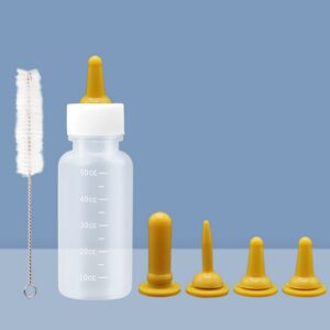 50ml Pet Feeding Device Set Cat Dog Care Nipple Bottle Suit Newborn Kitten Feed Device with Feeding Bottle Puppy Pet Accessories