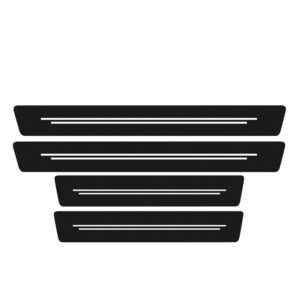 Universal Imitation Carbon Fiber Leather Car Door Sill Protection Strip Tough And Durable Decorative Car Sticker Car Accessories