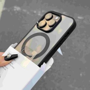 For Magsafe Magnetic Wireless Charging Case for iPhone 15 14 13 12 11 Pro Max Mini X Xs XR 7 8 Plus Hard Acrylic Clear Cover