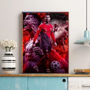 Football Star CR7 Ronaldo Poster Classic Vintage Posters Vintage Room Home Bar Cafe Decor Nordic Home Decor