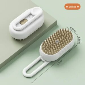 Electric Pet Steam Brush 3 in 1 Cat Steam Brush Steam Dog Brush Pet Grooming Spray Massage Comb Cat and Dog Hair Removal Comb