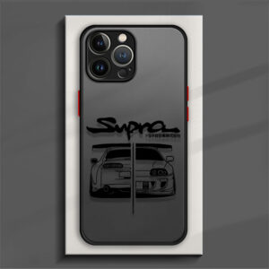 Clear Matte Phone Case For Apple iPhone 15 14 13 12 11 Pro Max 13 12 Mini XS XR X 7 8 6 6S Plus Japanese Sports Cars FT Cover