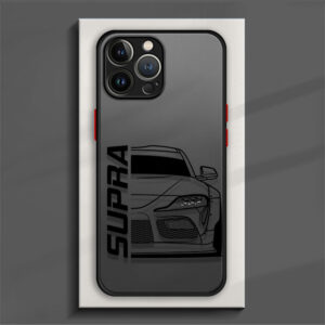 Clear Matte Phone Case For Apple iPhone 15 14 13 12 11 Pro Max 13 12 Mini XS XR X 7 8 6 6S Plus Japanese Sports Cars FT Cover