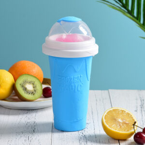 Slushy Cup Summer Squeeze Homemade Juice Water Bottle Quick-Frozen Smoothie Sand Cup Pinch Fast Cooling Magic Ice Cream Cup 2024