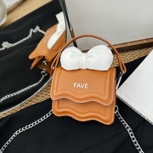 Kids Purses and Handbags Mini Crossbody Bag Cute Bow Little Girl Small Pouch Toddler Purse Hand Bag PU Children Bags