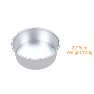 3 Tiered Round Cake Mold Set Aluminum Alloy Cake Pan Set Non Stick Baking Pans 4/6/8 inch Cakes Mould Removable Bottom 386
