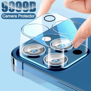 2PCS Compatible for iPhone 15 14 13 12 11 Pro 13 Mini XS Max X XR 7 8 6 6s Plus SE 2020 Camera Lens Tempered Glass Protector