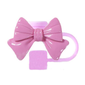 Bow Straw Cover Silicone Straw Covers Cap For 30&40 Oz Tumblers Reusable Straws Cute Tumbler Straw Topper Accessories