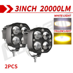 CO LIGHT 3inch Led Work Spotlights 24V 12V Headlights for Motorcycles Flood Led Bar Fog Light DRL for Car Truck 4×4 Off Road ATV