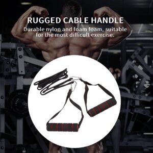 Pull Down Cables Gym Handles for Cable Machines Workout Equipment