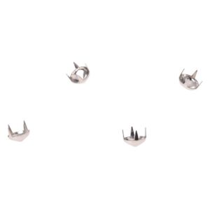200 Silver Copper Round Cone Rivet Spike Studs Spots DIY Rock Punk 8mm
