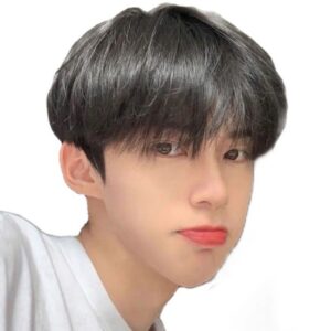 Black Men Short Wig Anime Cosplay Costume Fashion Male Straight Wigs Handsome Boy Natural Synthetic Wigs with Bangs