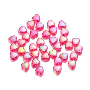 St.kunkka 50-100pcs/pcs 9mm Czech Love Resin Beads Heart Shape Beads For Jewelry Making Diy Necklace Bracelet Jewelry Making