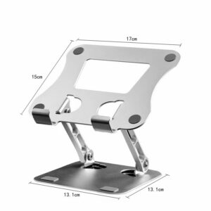 Phone Tablet Stand Adjustable Aluminum Alloy laptop Tablet up to 17 “Laptop Portable Folding stand Cooling stand support