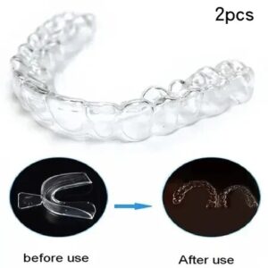 2-piece Teeth Tray Whitening Braces For Oral Hygiene Care Bleaching Teeth Tools