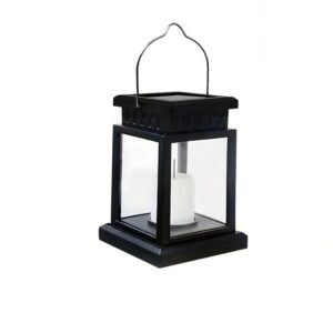 1pcs Garden Decor Outdoor Solar Lights Retro Palace Lantern Lights Hanging Candle Lamps Landscape Lighting Floor Lights