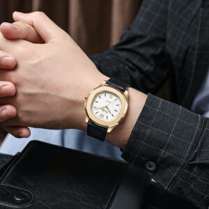 2022 New Casual Leather Strap Men Sports Watch Quartz Elegant Men’s Wristwatch Relogio Masculino reloj hombre Montre Homme Saat