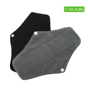 2pcs Bamboo Cloth Sanitary Napkin Reusable Washable Menstrual Pads Women Hygiene Sanitary Towels Pads Postpartum Nursing Pads