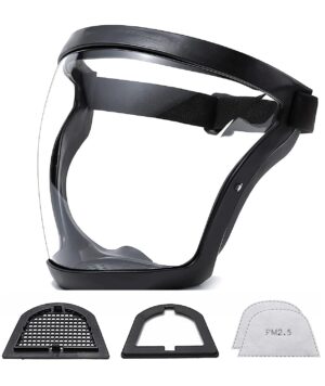 Work Protection Mask Full Face Protector Shield Transparent Facial Protector Face Protective Screen Kitchen Accessories Gadgets