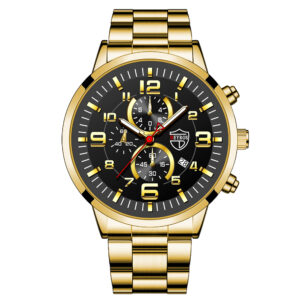 2023 Brand Men’s Watches Luxury Stainless Steel Quartz Watch Man Leather Calendar Sports Wristwatch Luminous Clock reloj hombre